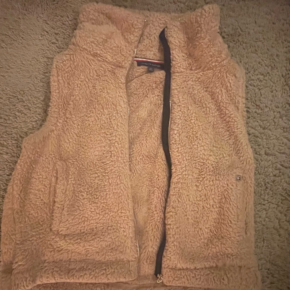 Tommy Hilfiger Beige Fleece Vest